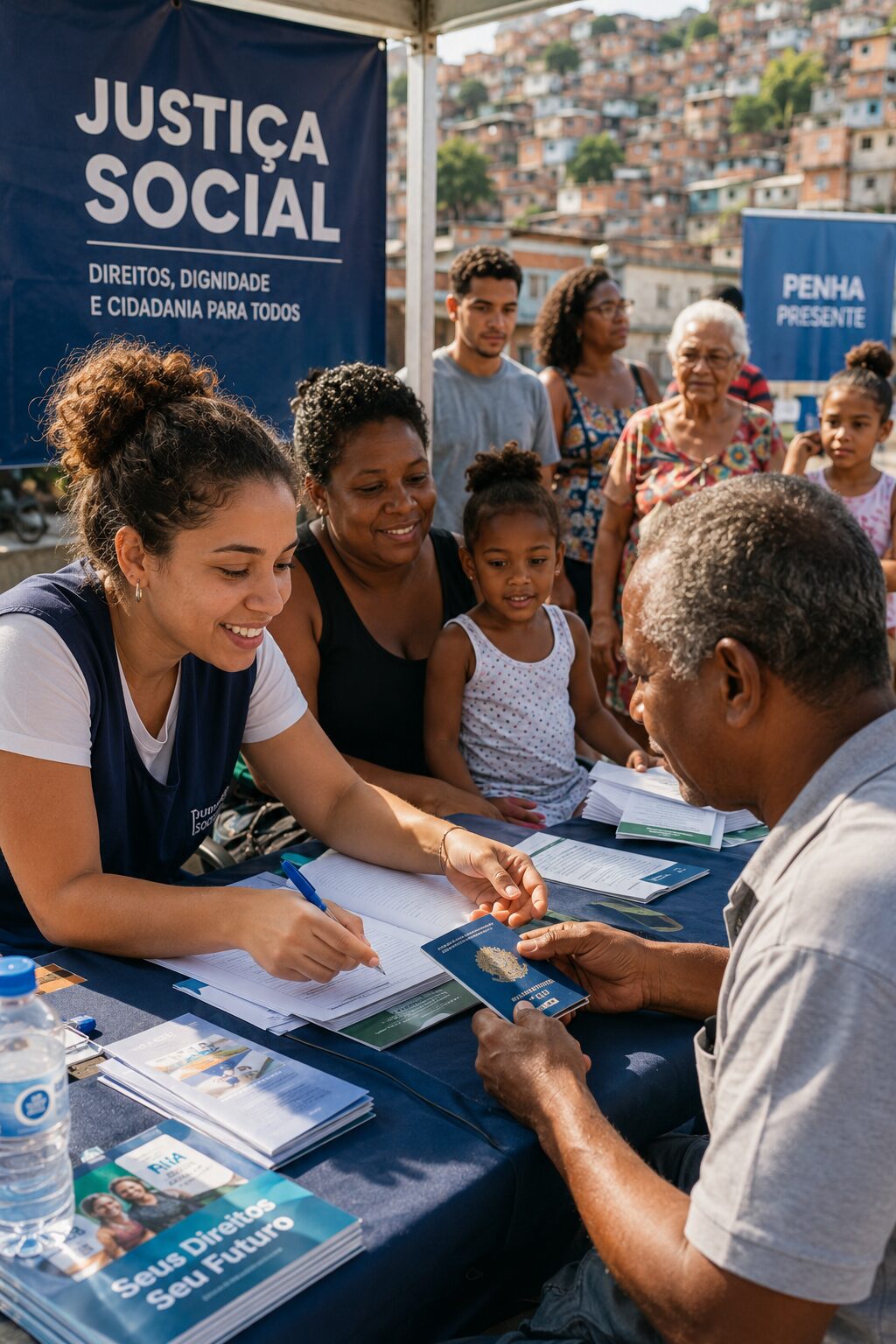 Ação de cidadania e justiça social na Penha